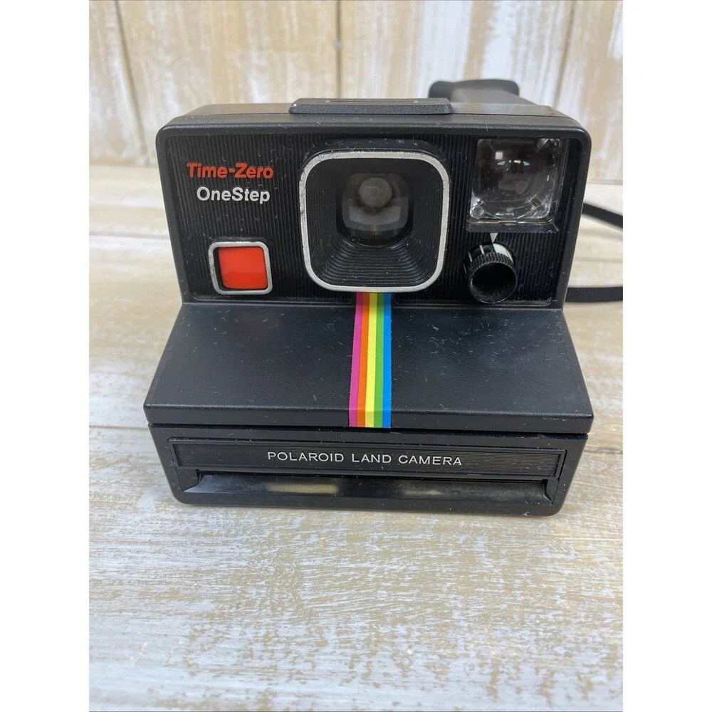 Vintage POLAROID Land Camera Time-Zero One Step SX-70 Instant Film *Untested